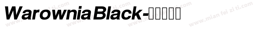 Warownia Black字体转换